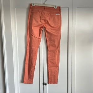 7 for Mankind The Skinny Jean - peach - size 29